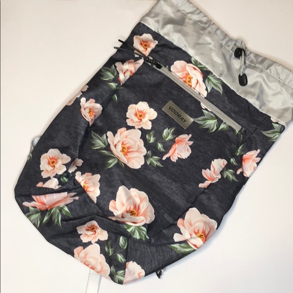 Vooray Floral Back Pack. Like new - Picture 3 of 4
